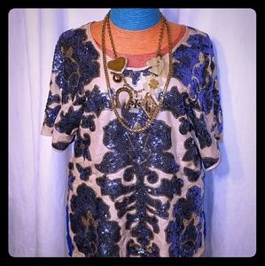 GORGEOUS short sleeved Neiman Marcus NWT.